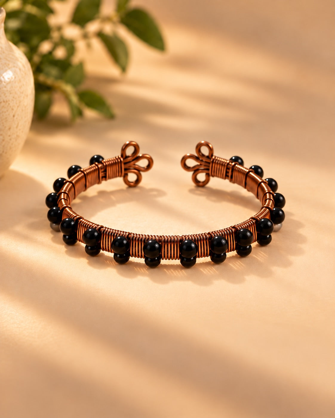 Rubria Agata Copper Bracelet