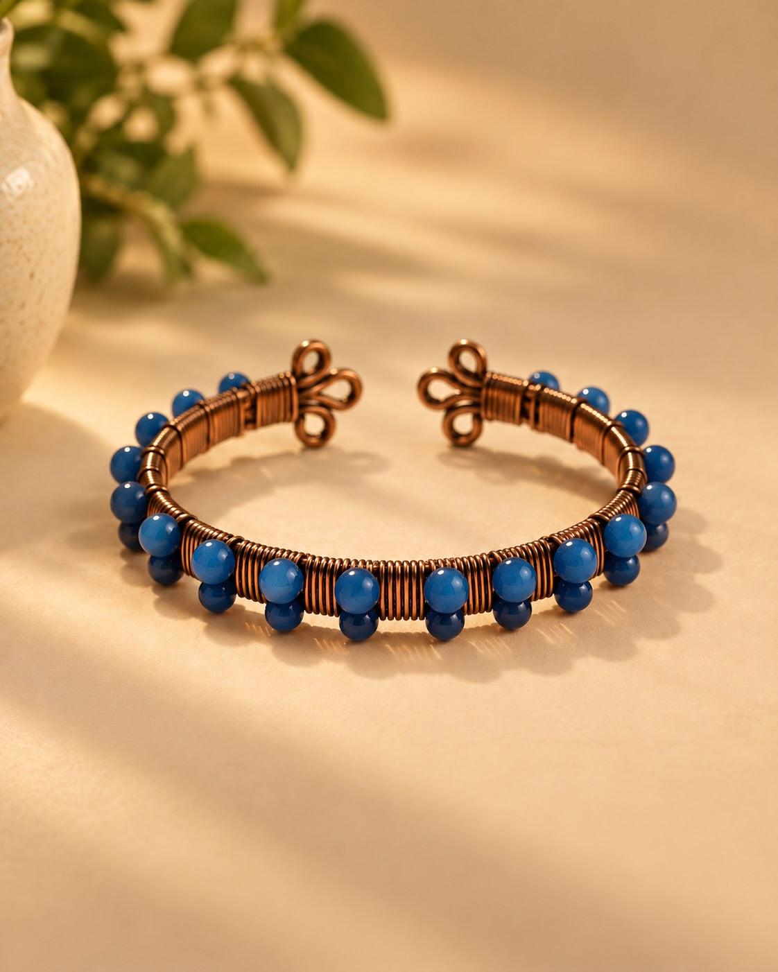 Rubria Agata Copper Bracelet