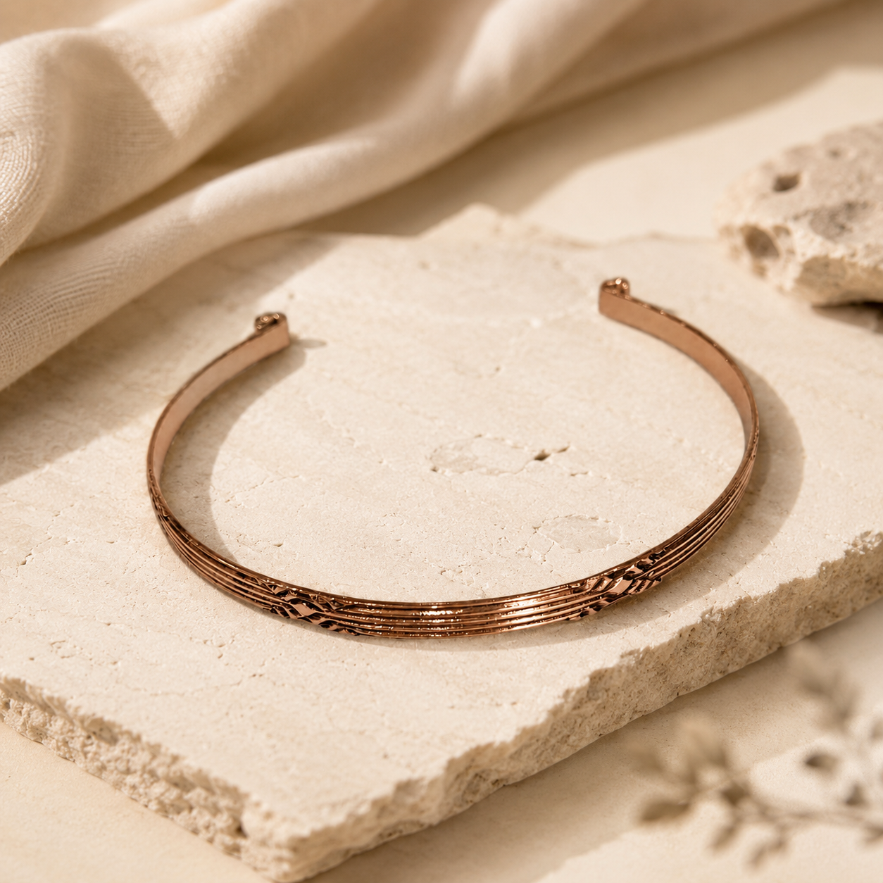 Rubria Copper Wave Hair Hoop