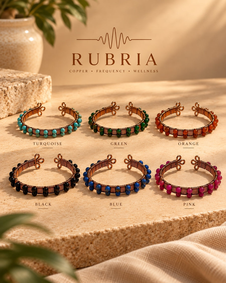 Rubria Agata Copper Bracelet
