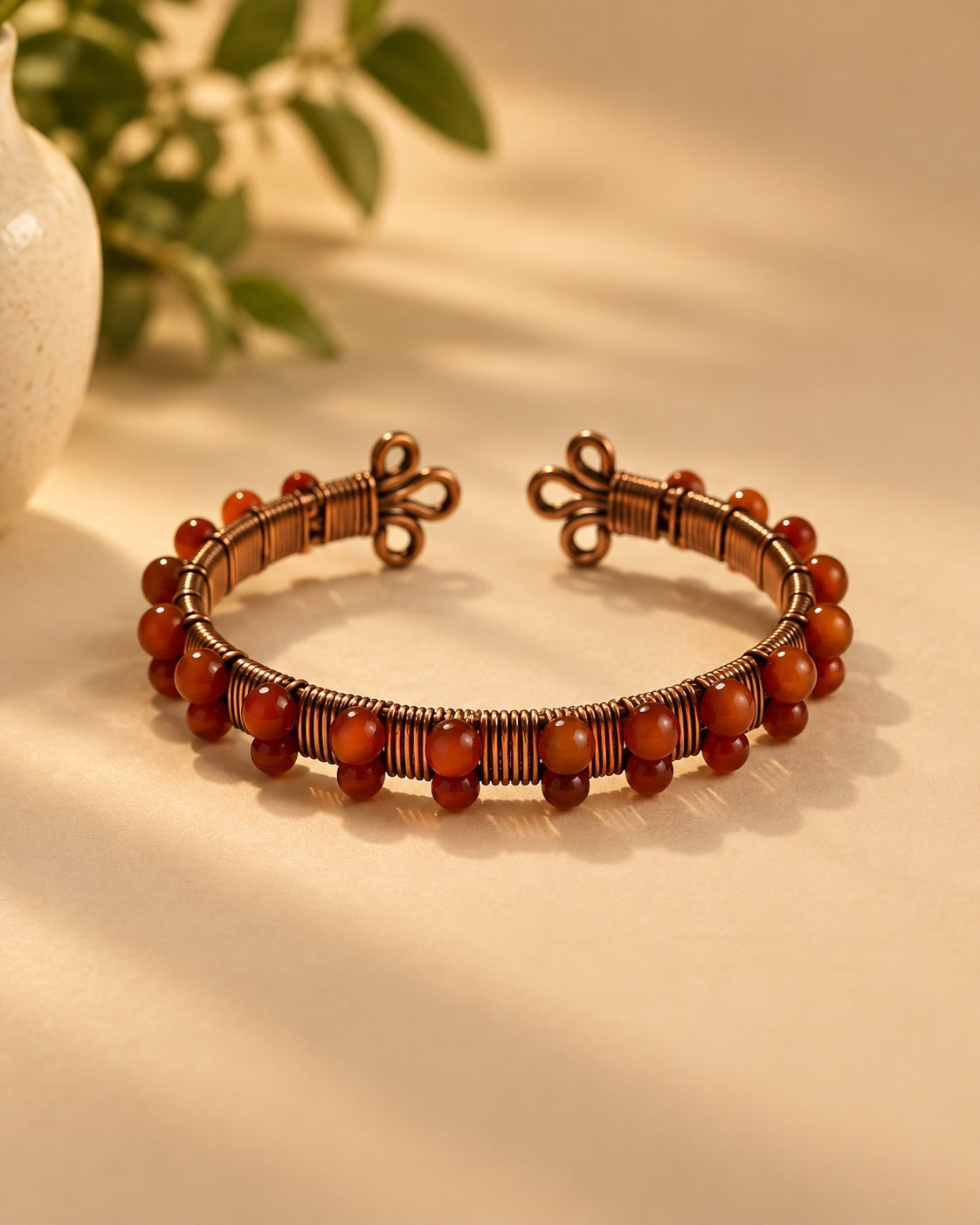 Rubria Agata Copper Bracelet