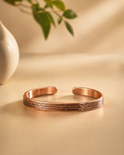 Rubria Eternal Maze Copper Cuff
