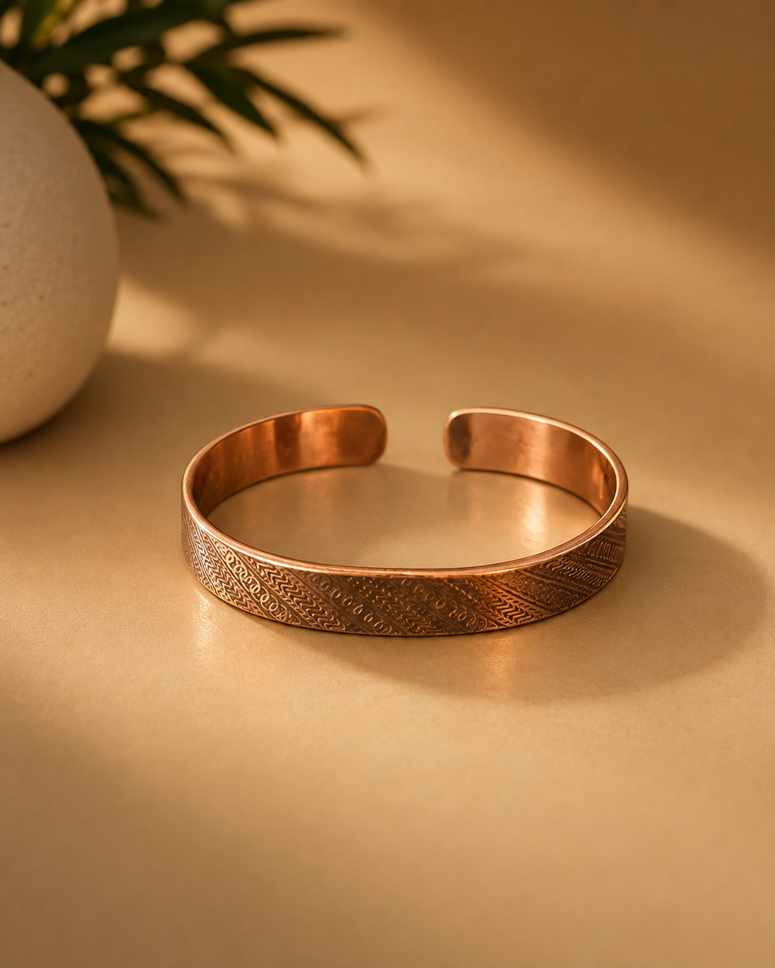 Rubria Imperial Weave Copper Cuff