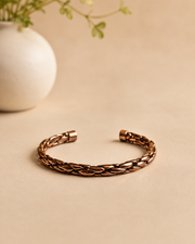 Rubria Royal Braid Copper Cuff