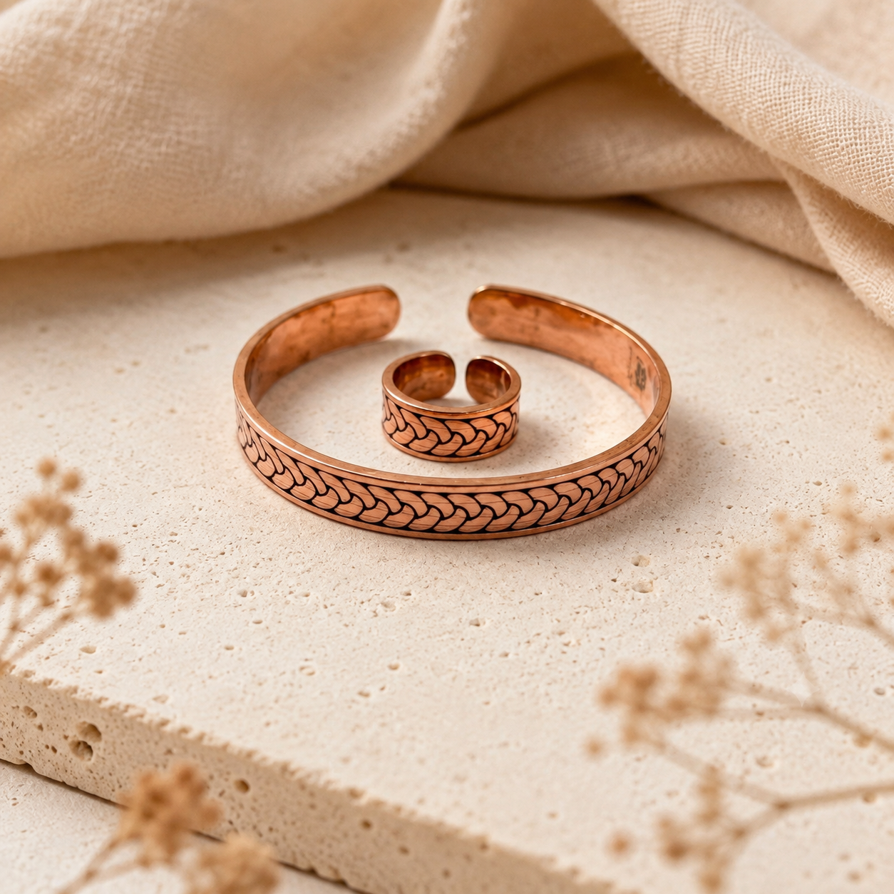 Floral Heritage Bracelet and Ring bundle
