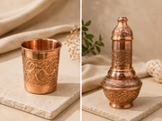 Rubria Heritage Copper Jug & Cup Sets