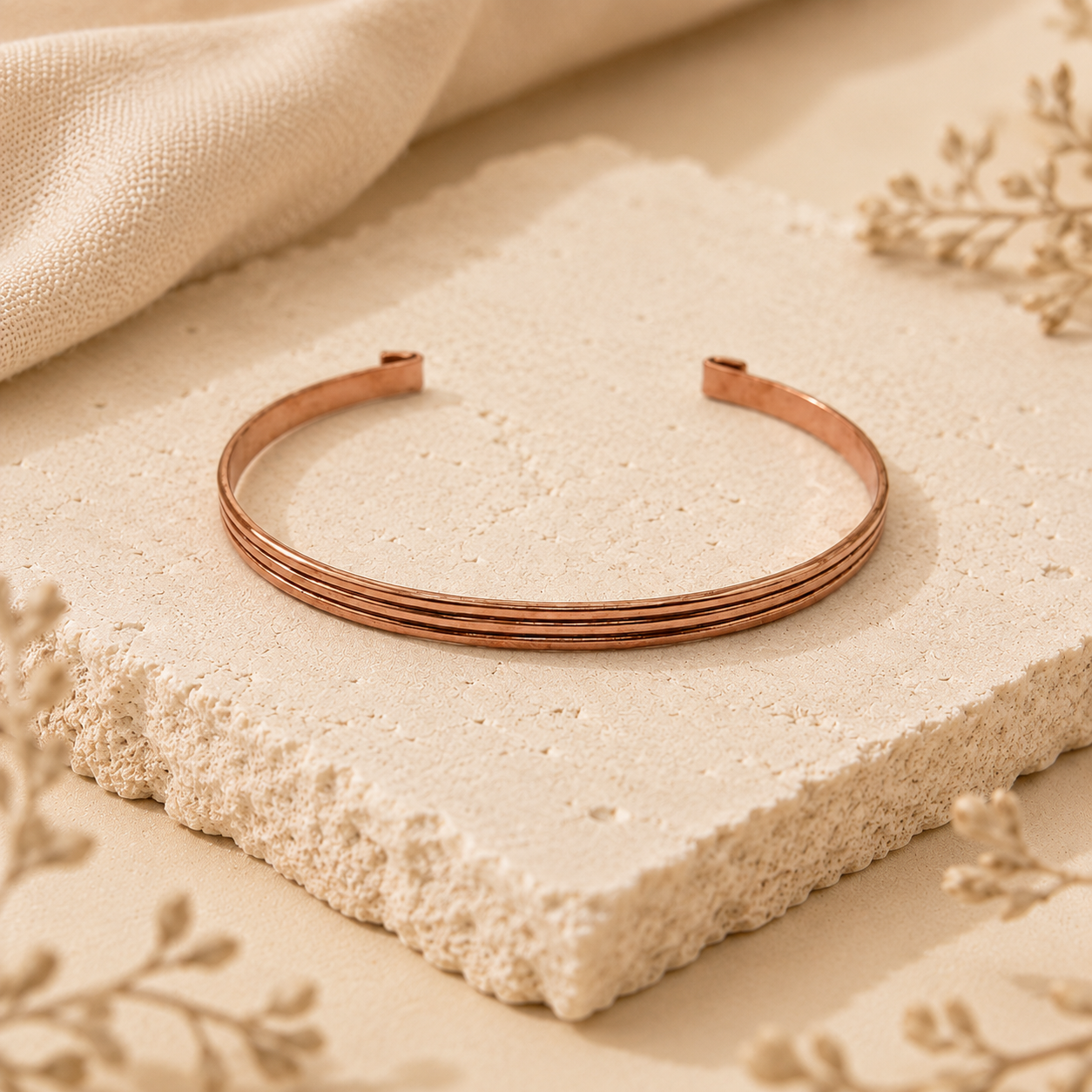 Rubria Copper Wave Hair Hoop
