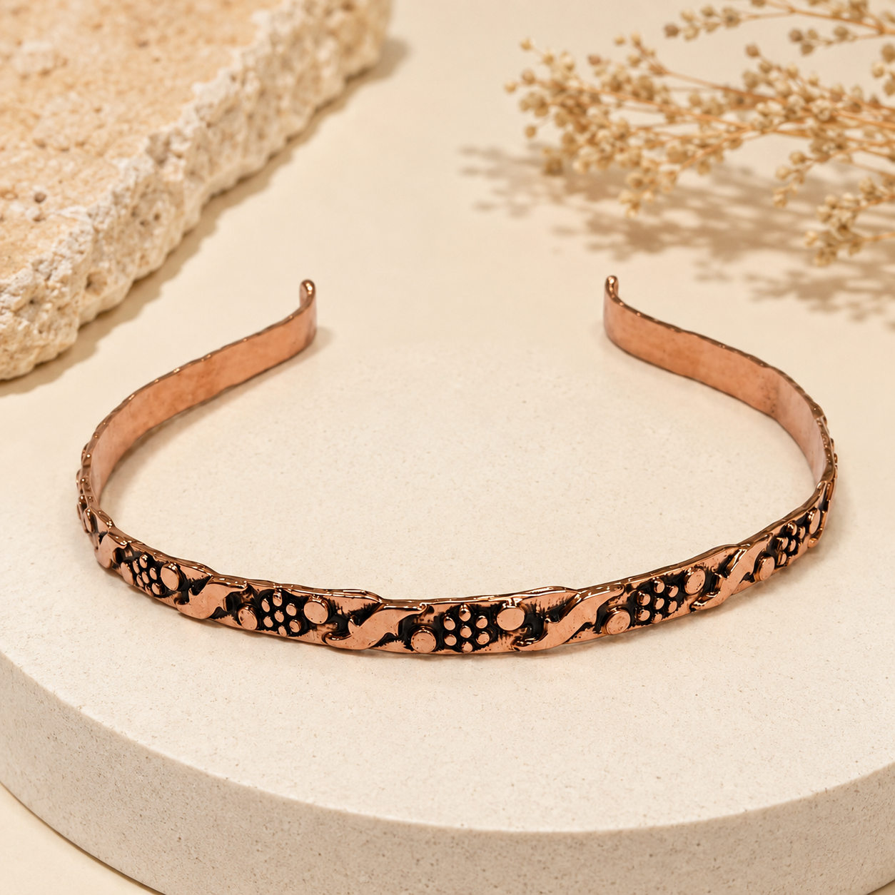 Rubria Copper Wave Hair Hoop