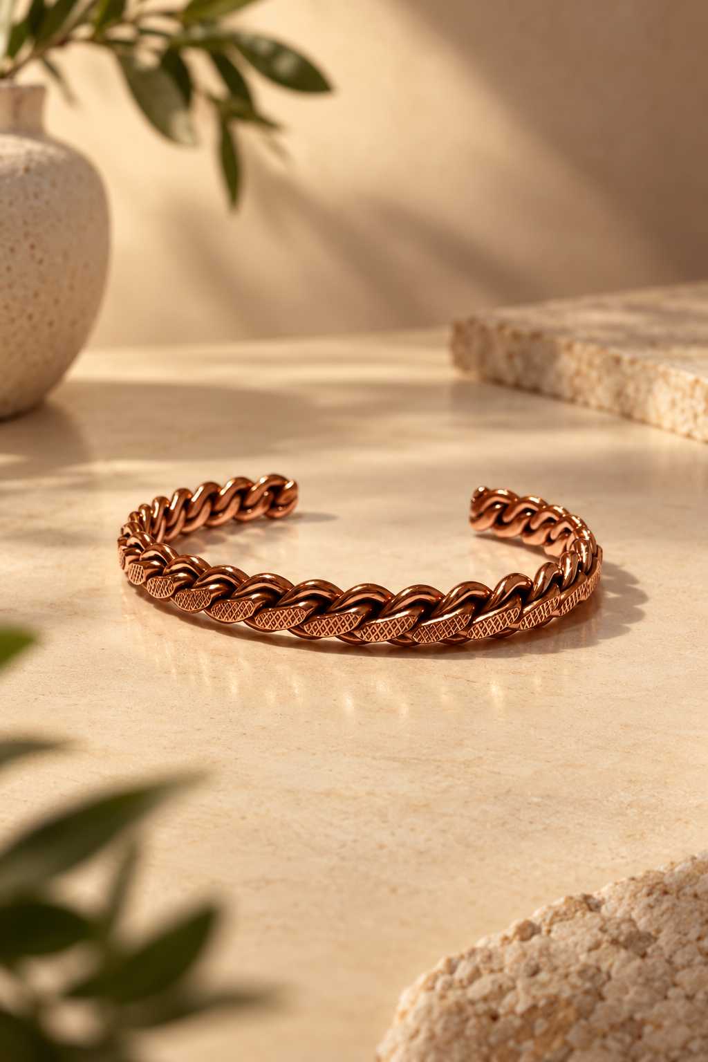 Rubria Nexus Pure Red Copper Bracelet