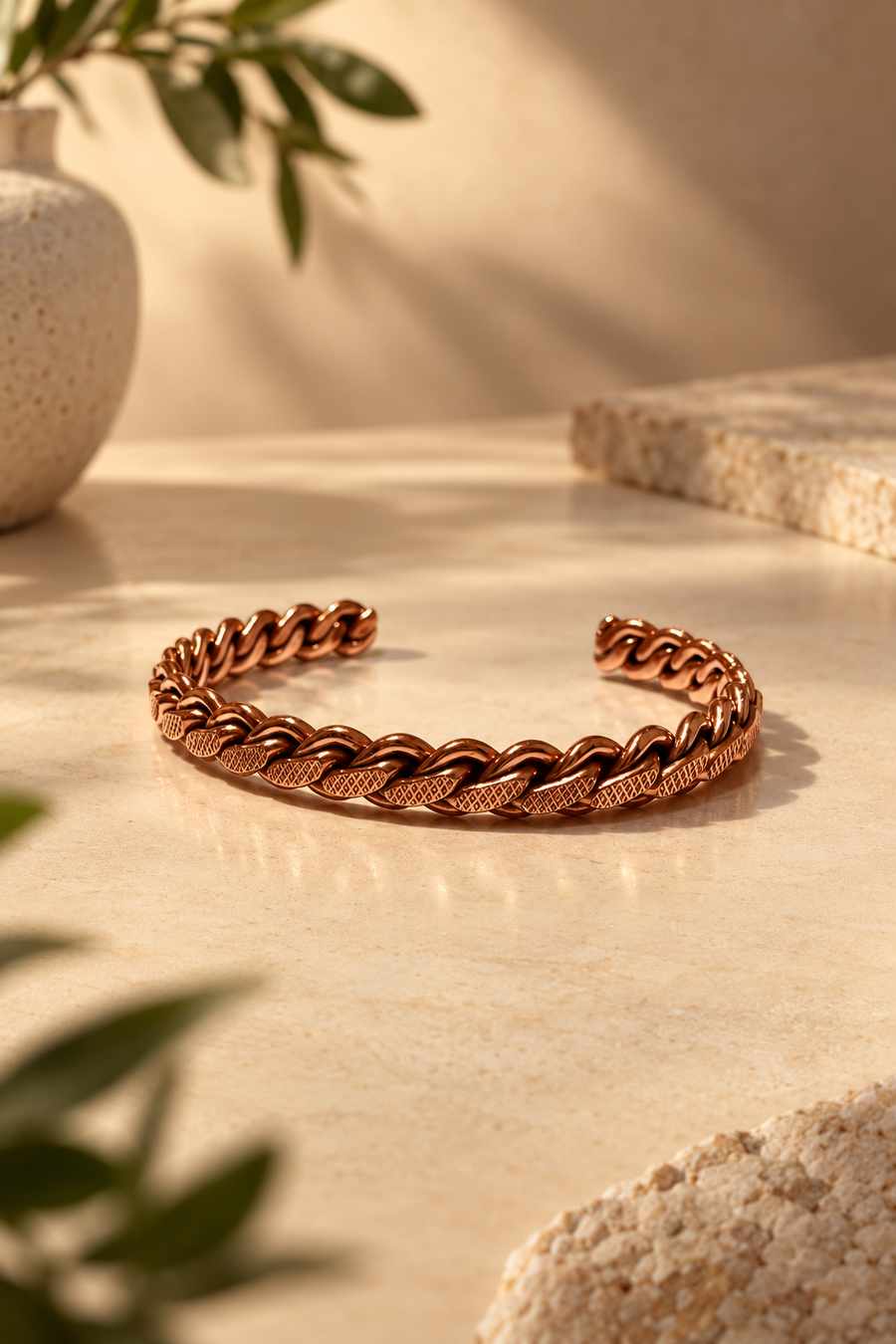 Rubria Nexus Pure Red Copper Bracelet
