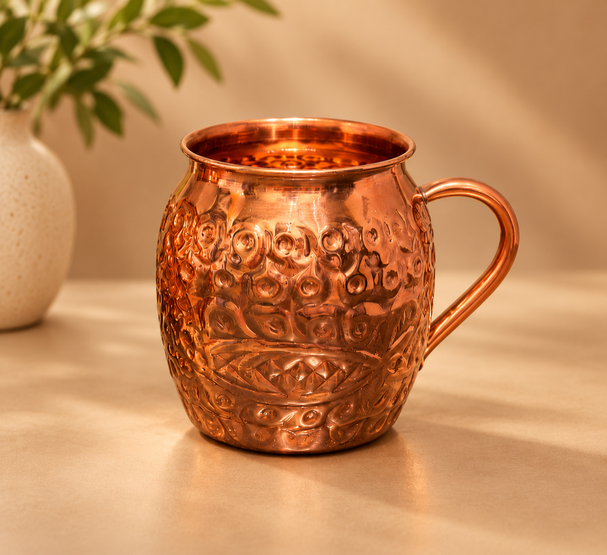 Rubria Artisan Copper Mug Cup – 430ml