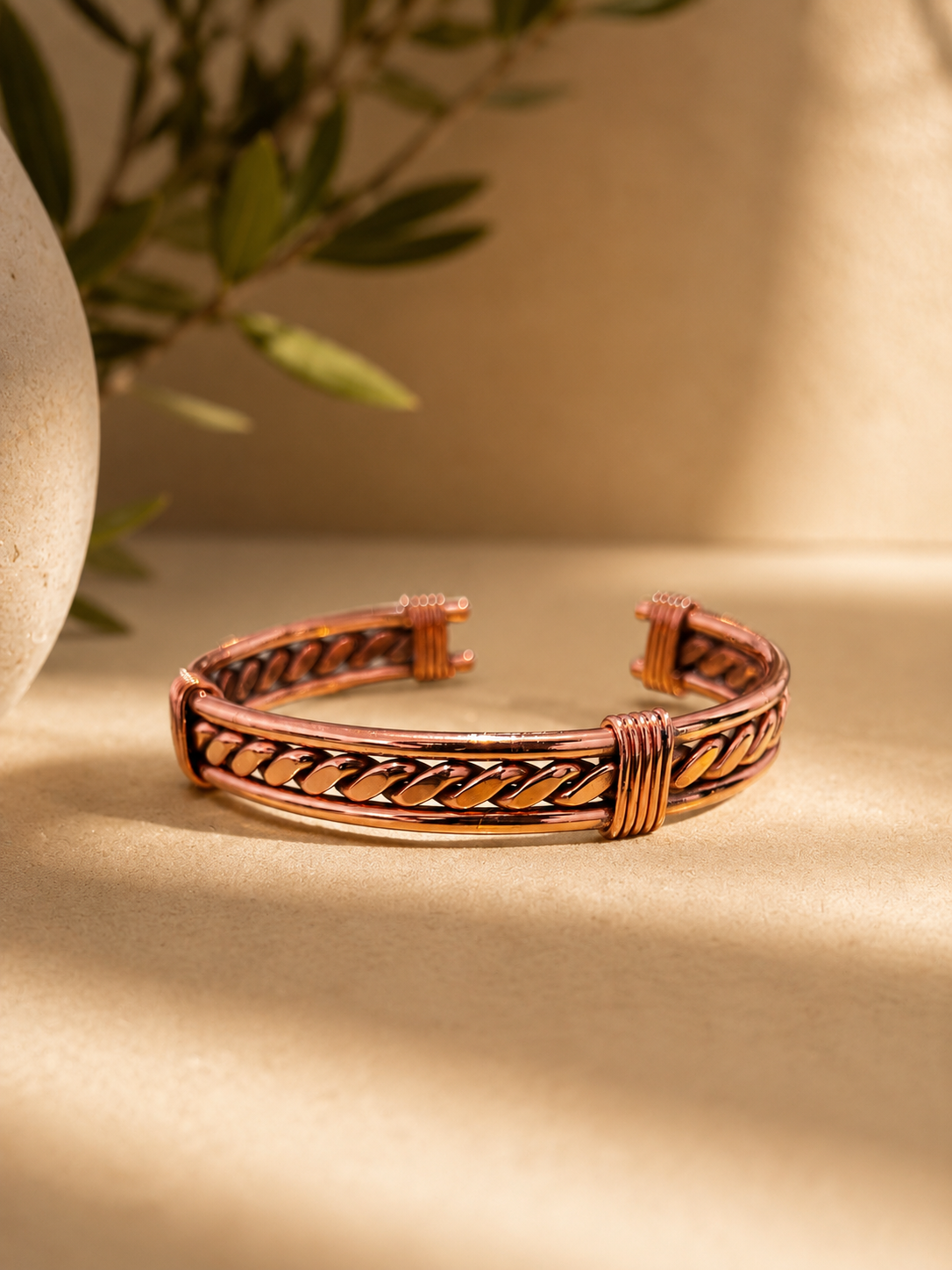 Rubria Sovereign Braid Copper Cuff