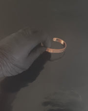 Rubria Imperial Weave Copper Cuff