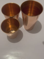 Rubria Classic Pure Copper Cup Set — 3 Sizes
