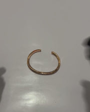 Rubria Codex — Engraved Pure Red Copper Bracelet