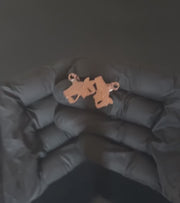 Rubria Eye of Horus Copper Earrings
