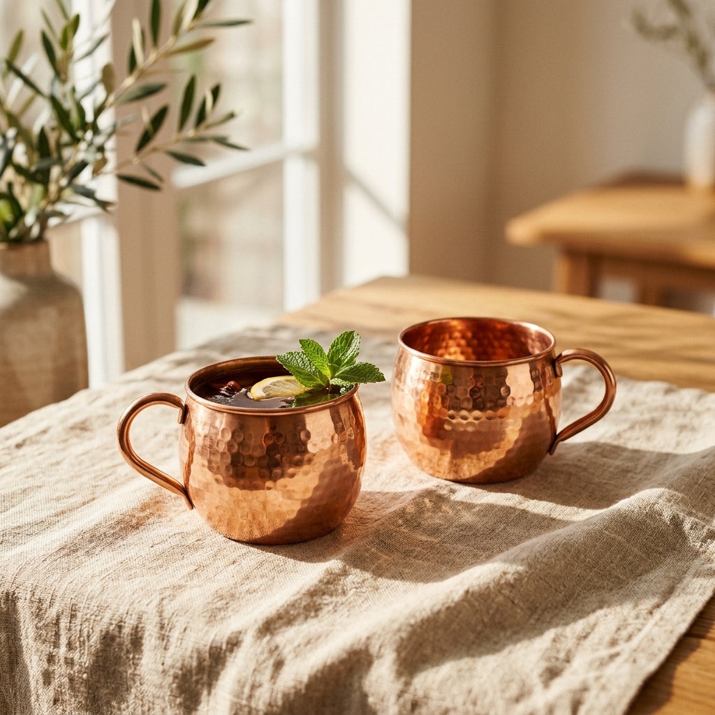 Copper cups